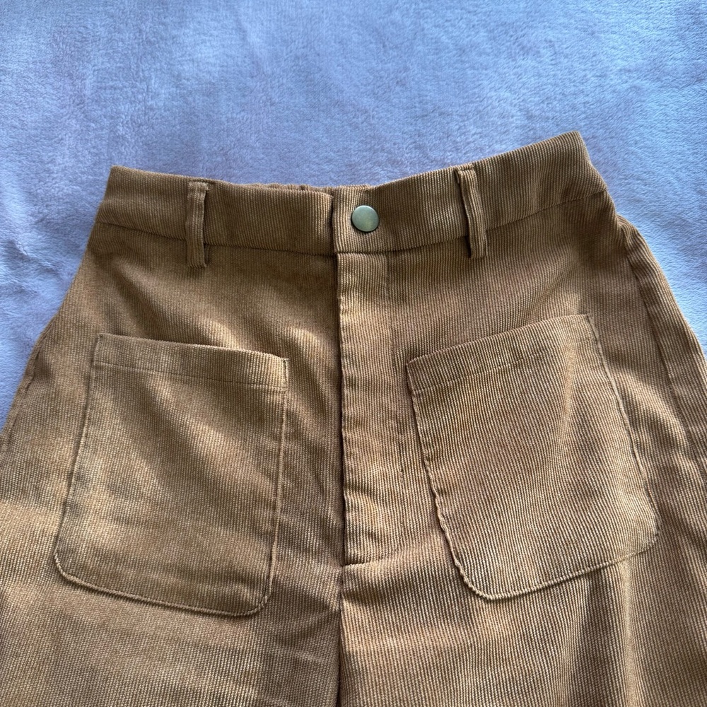 Dark Orange Corduroy Pants